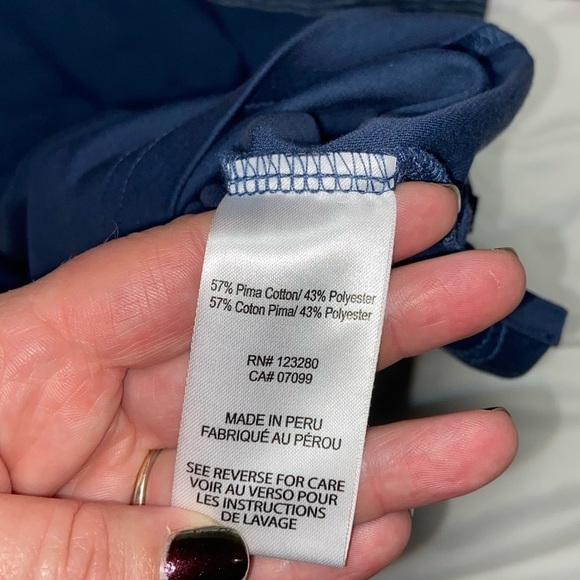 Travis Mathew Red and Blue Polo Shirt - Picture 3 of 6